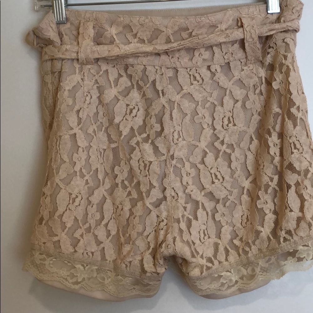 Lace shorts!